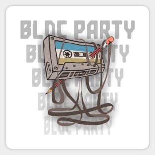 Bloc Party Cassette Sticker